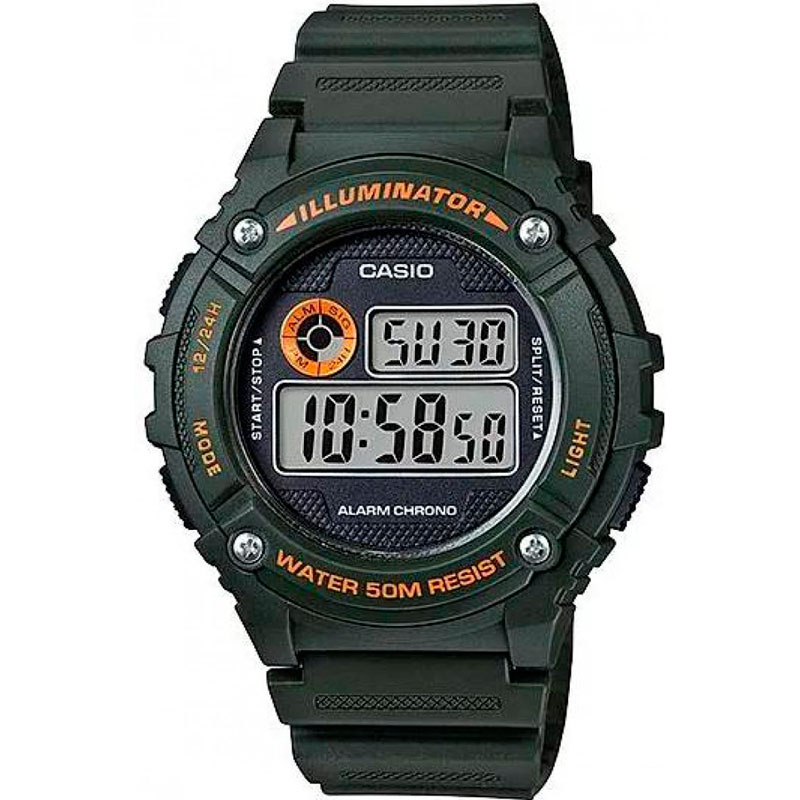 Часы Casio W-216H-3B наручные часы casio standart w 216h 1b