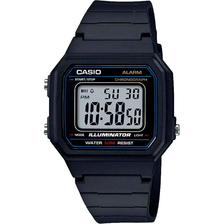 Часы Casio W-217H-1A наручные часы casio w 737h 1a