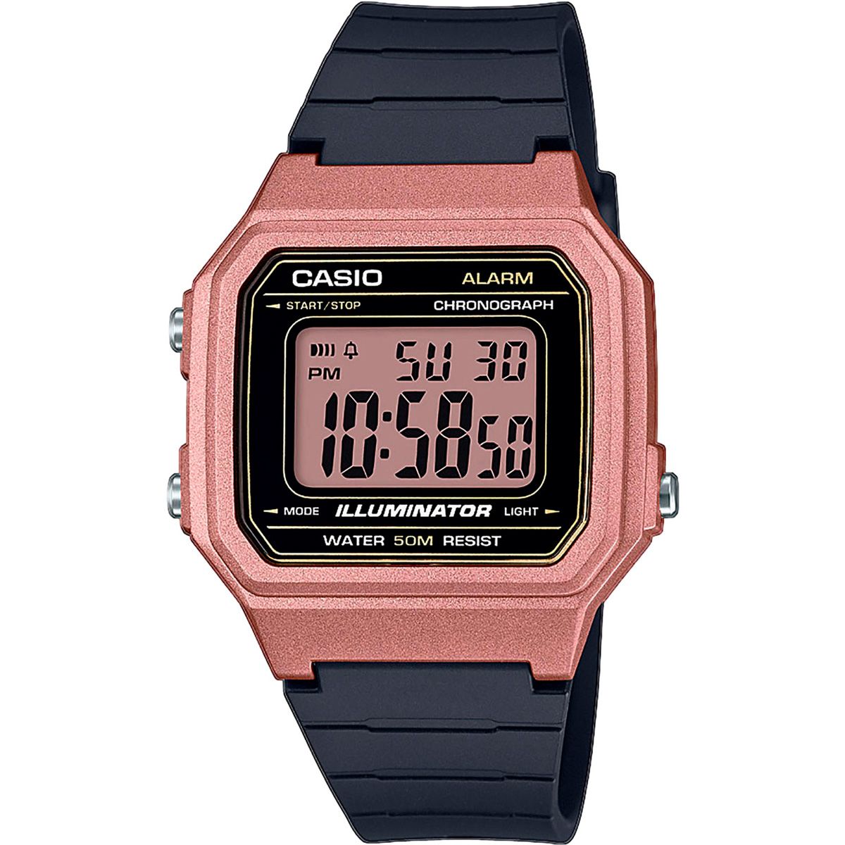 Часы Casio W-217HM-5AVEF наручные часы casio w 217hm 7bvef