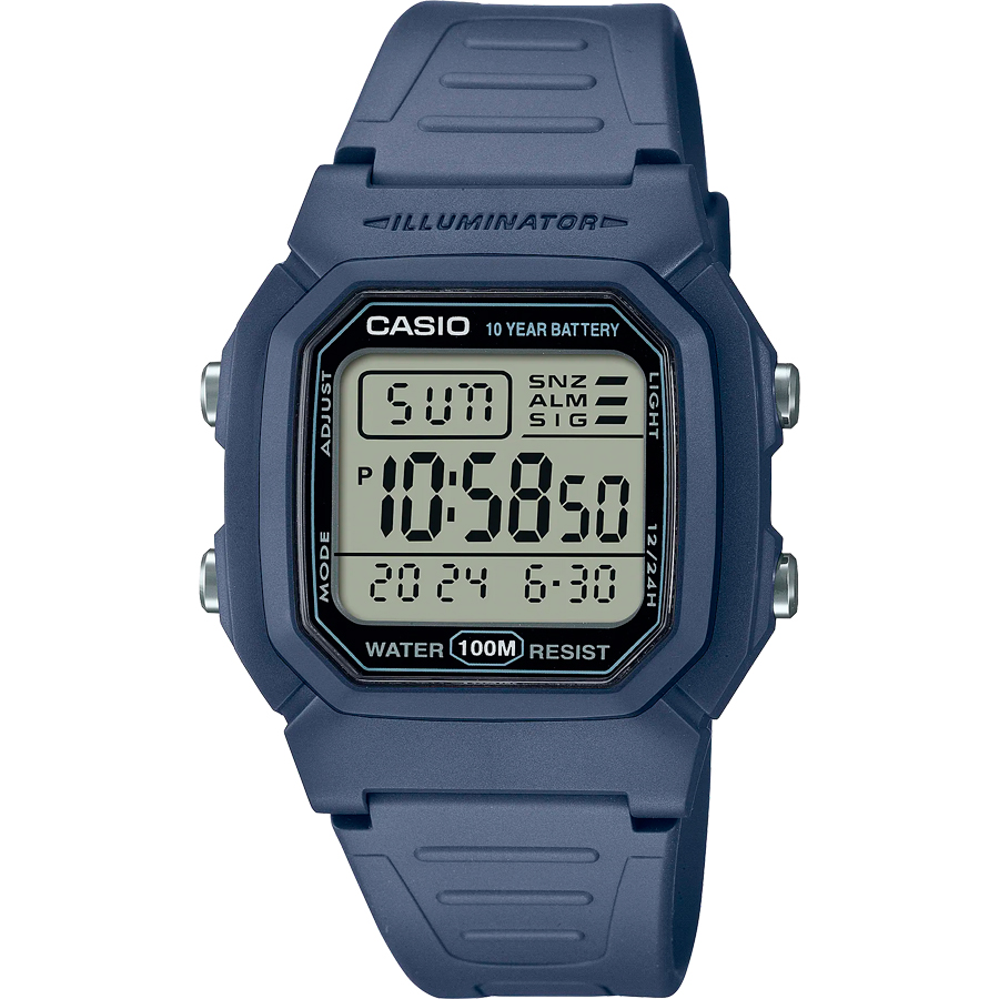 Часы Casio W-800H-2A наручные часы casio w 737h 2a