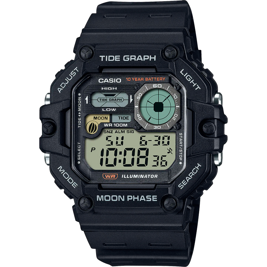 Часы Casio WS-1700H-1A наручные часы casio ws 1700h 1a черный