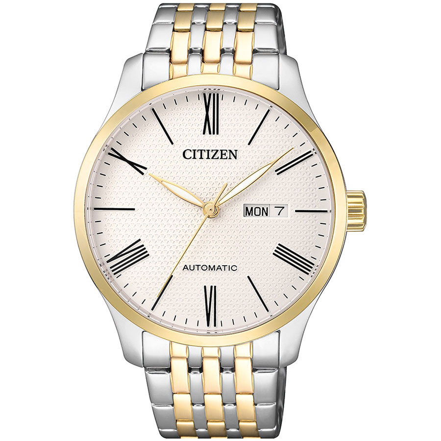 наручные часы citizen nh8354 58a белый бежевый Часы Citizen NH8354-58A
