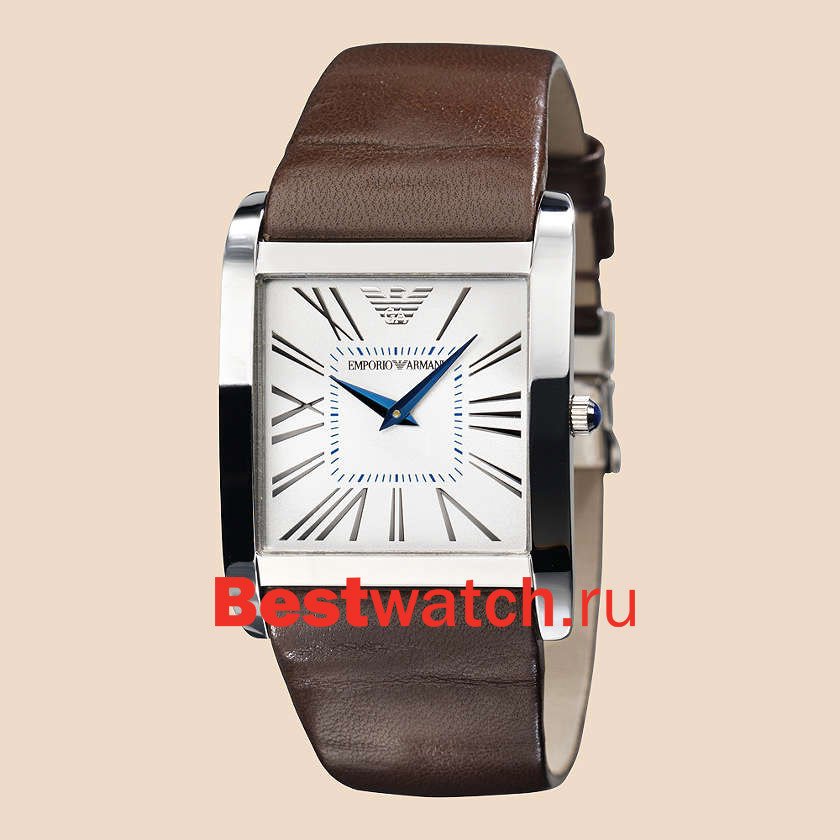 Armani реплика. Армани часы на коричневом ремешке. Часы Армани на кожаном ремешке коричневом.