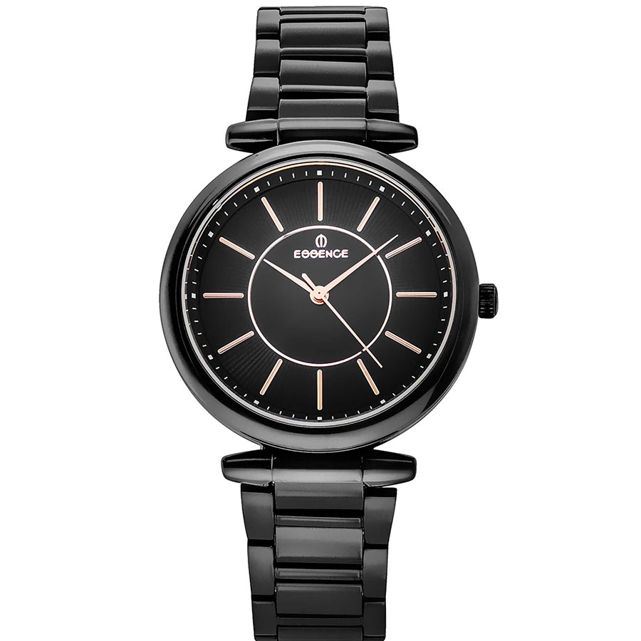 Часы Essence ES6536FE.890 стальной браслет с черным крестом ssbm 0703 длина 220 мм