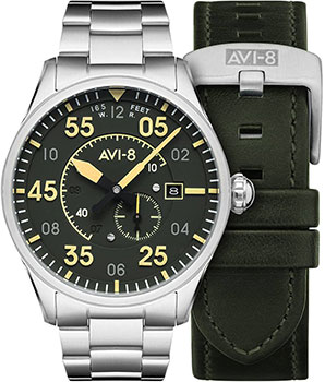 

fashion наручные мужские часы AVI-8 AV-4073-22. Коллекция Spitfire