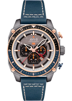 

fashion наручные мужские часы AVI-8 AV-4100-07. Коллекция Hawker Hunter