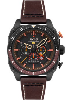 

fashion наручные мужские часы AVI-8 AV-4100-08. Коллекция Hawker Hunter