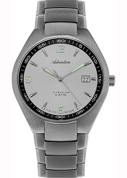 

Швейцарские наручные мужские часы Adriatica 1069.4157Q. Коллекция Titanium