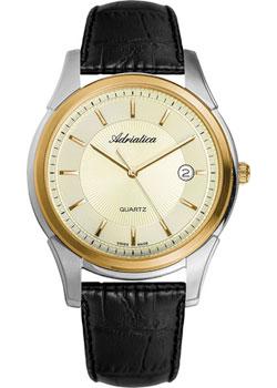 

Швейцарские наручные мужские часы Adriatica 1116.2211Q. Коллекция Gents Leather