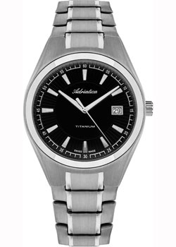 

Швейцарские наручные мужские часы Adriatica 1137.4114Q. Коллекция Titanium