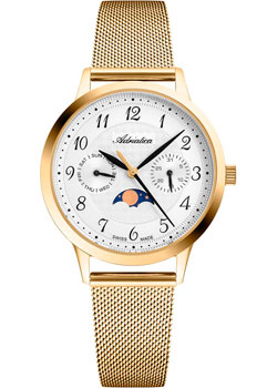 Швейцарские наручные  женские часы Adriatica 3174.1123QF. Коллекция Moonphase - фото 1