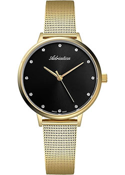 Швейцарские наручные  женские часы Adriatica 3573.1144Q. Коллекция Ladies