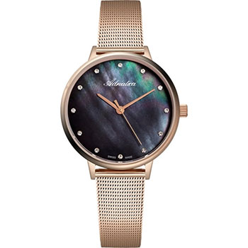 

Швейцарские наручные женские часы Adriatica 3573.914MQ. Коллекция Zirconia