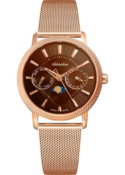 Швейцарские наручные  женские часы Adriatica 3808.911GQFM. Коллекция Moonphase - фото 1