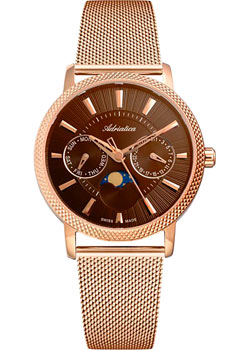 

Швейцарские наручные женские часы Adriatica 3808.911GQFM. Коллекция Moonphase