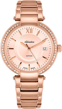 

Швейцарские наручные женские часы Adriatica 3811.916RQZ. Коллекция Zirconia