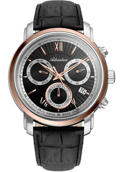 

Швейцарские наручные мужские часы Adriatica 8193.R266CH. Коллекция Chronograph