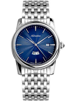 Швейцарские наручные  мужские часы Adriatica 8194.5115Q. Коллекция Gents - фото 1