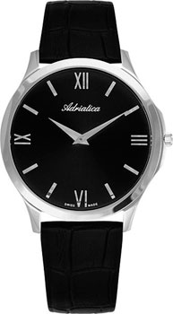 

Швейцарские наручные мужские часы Adriatica 8241.5264Q. Коллекция Twin