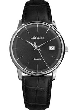 

Швейцарские наручные мужские часы Adriatica 8242.5216Q. Коллекция Gents Leather