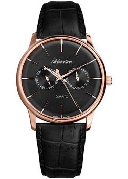 

Швейцарские наручные мужские часы Adriatica 8243.9214QF. Коллекция Gents Leather