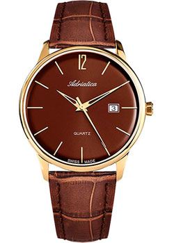 

Швейцарские наручные мужские часы Adriatica 8254.125GQ. Коллекция Classic