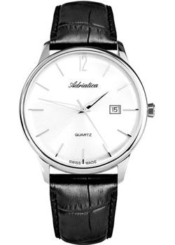 

Швейцарские наручные мужские часы Adriatica 8254.5253Q. Коллекция Gents Leather