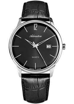 

Швейцарские наручные мужские часы Adriatica 8254.5254Q. Коллекция Gents Leather