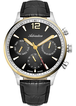 

Швейцарские наручные мужские часы Adriatica 8263.2254QF. Коллекция Multifunction