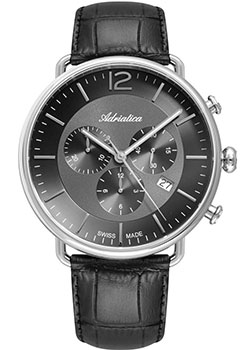 

Швейцарские наручные мужские часы Adriatica 8299.5256CH. Коллекция Chronograph