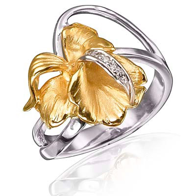 Золотое кольцо Ювелирное изделие K-14026