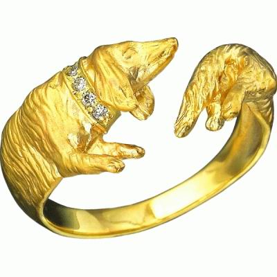 Золотое кольцо Ювелирное изделие K-24022