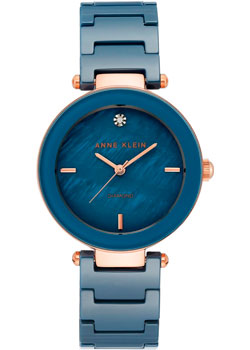 

fashion наручные женские часы Anne Klein 1018BLRG. Коллекция Diamond