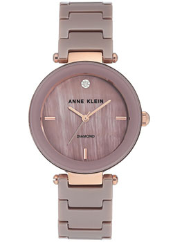

fashion наручные женские часы Anne Klein 1018RGMV. Коллекция Diamond