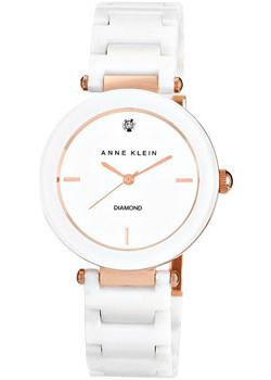 fashion наручные  женские часы Anne Klein 1018RGWT. Коллекция Diamond - фото 1
