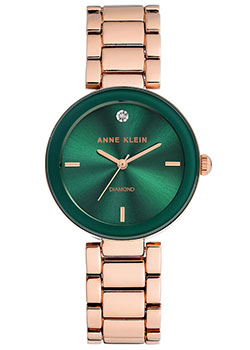 

fashion наручные женские часы Anne Klein 1362GNRG. Коллекция Diamond