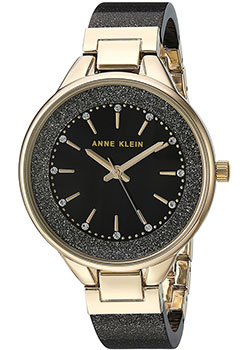 

fashion наручные женские часы Anne Klein 1408BKBK. Коллекция Crystal