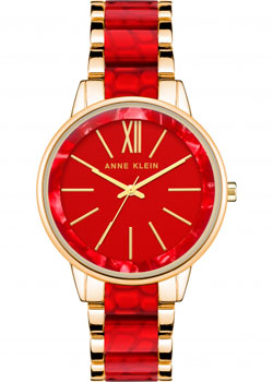 

fashion наручные женские часы Anne Klein 1412RDGB. Коллекция Plastic