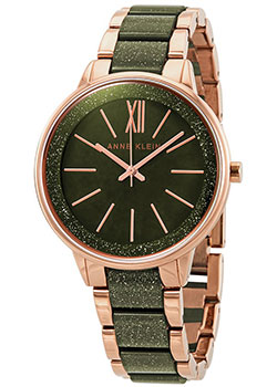 

fashion наручные женские часы Anne Klein 1412RGOL. Коллекция Plastic