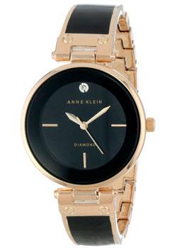 

fashion наручные женские часы Anne Klein 1414BKGB. Коллекция Diamond