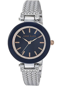 

fashion наручные женские часы Anne Klein 1907NVRT. Коллекция Crystal