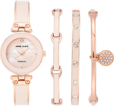 

fashion наручные женские часы Anne Klein 1980DFST. Коллекция Diamond