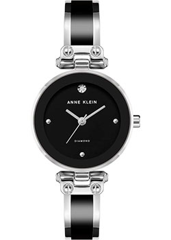 

fashion наручные женские часы Anne Klein 1981BKSV. Коллекция Diamond
