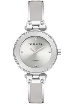 fashion наручные  женские часы Anne Klein 1981LGSV. Коллекция Diamond - фото 1