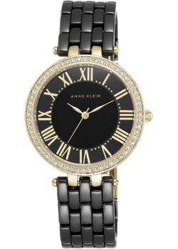 

fashion наручные женские часы Anne Klein 2130BKGB. Коллекция Ceramics