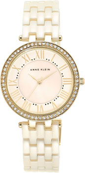 

fashion наручные женские часы Anne Klein 2130IVGB. Коллекция Ceramics