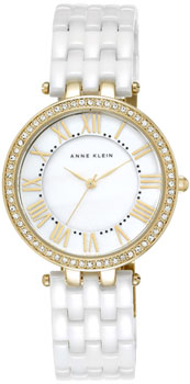 

fashion наручные женские часы Anne Klein 2130WTGB. Коллекция Ceramics