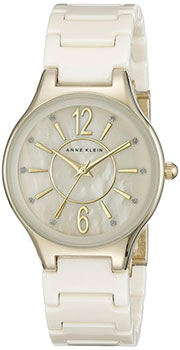 

fashion наручные женские часы Anne Klein 2182IVGB. Коллекция Crystal