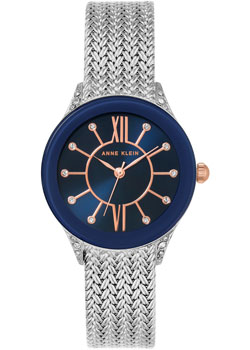 fashion наручные  женские часы Anne Klein 2209NVRT. Коллекция Crystal - фото 1