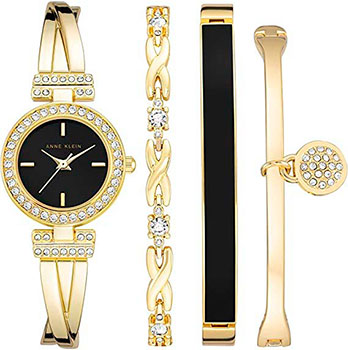 

fashion наручные женские часы Anne Klein 2238BKST. Коллекция Box Set